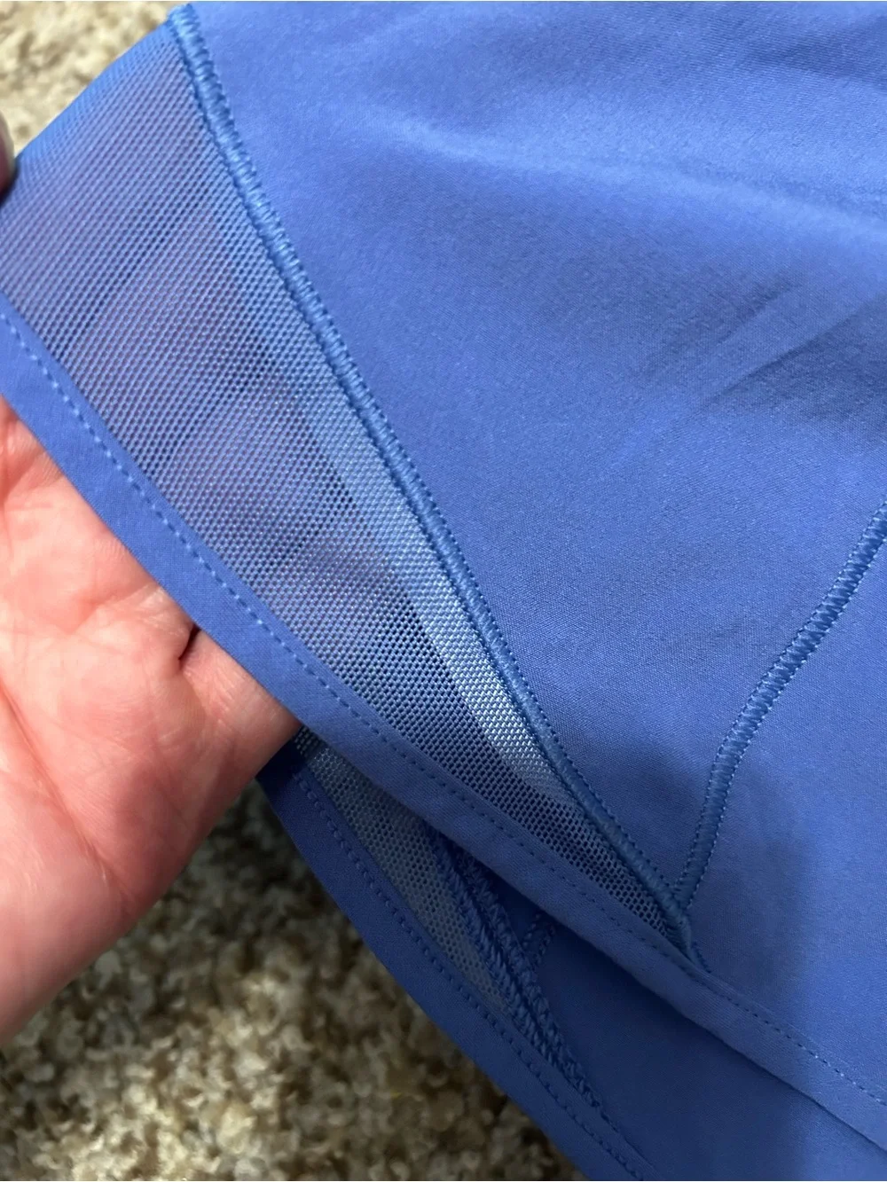 Lululemon Women’s Hotty Hot Shorts – Size 12 Periwinkle Blue - Picture 4 of 6